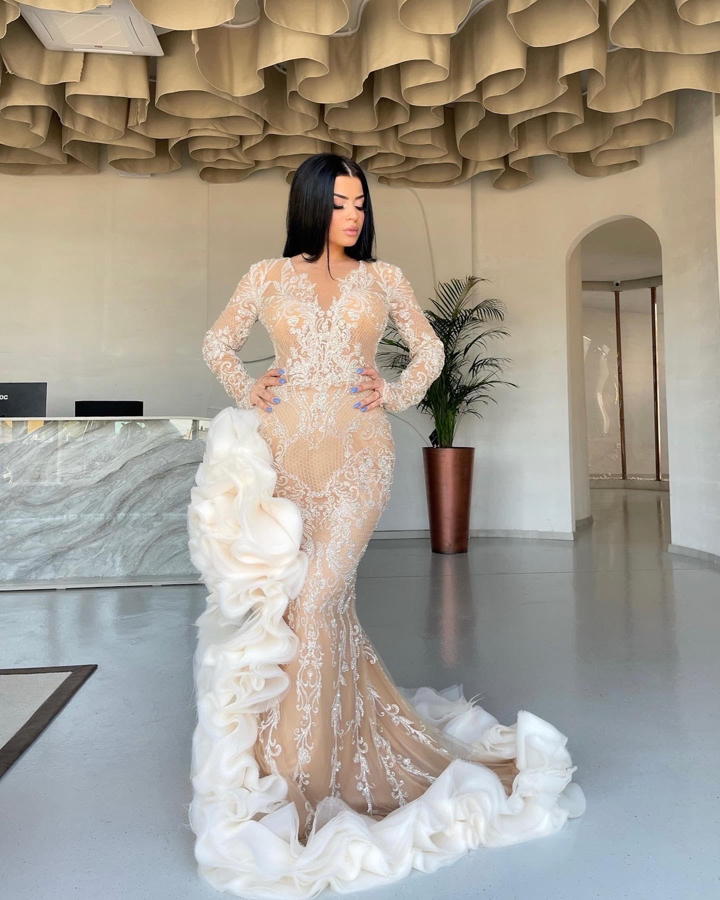 Long Lace Dress