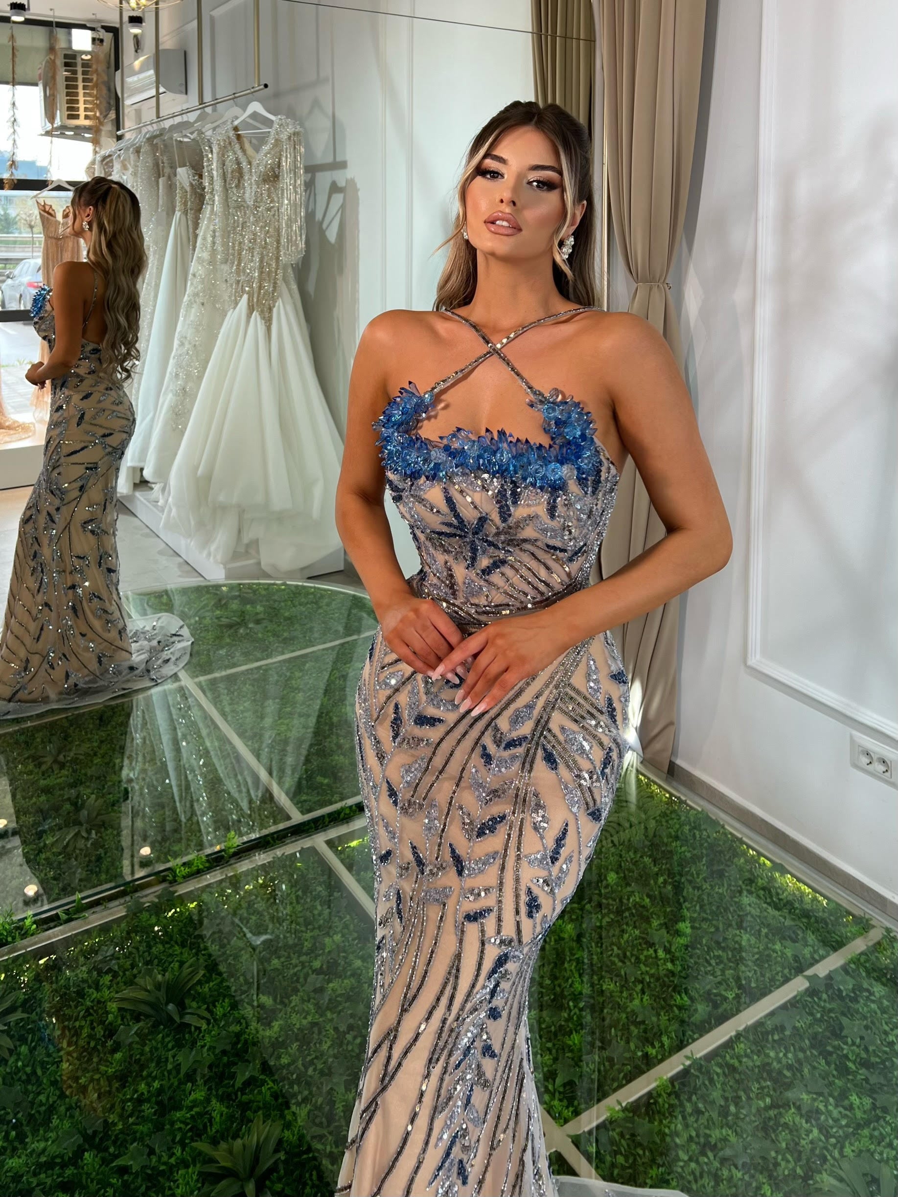 Blue crystal