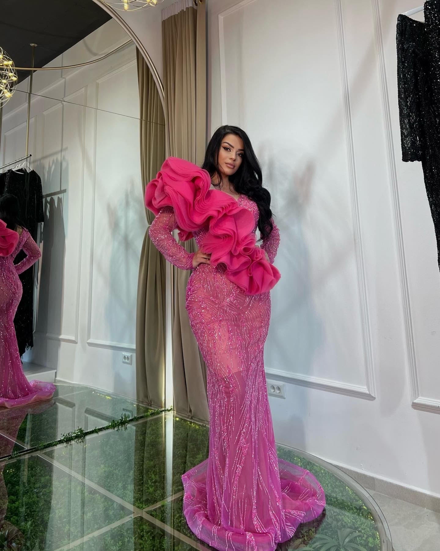 Long Pink Dress