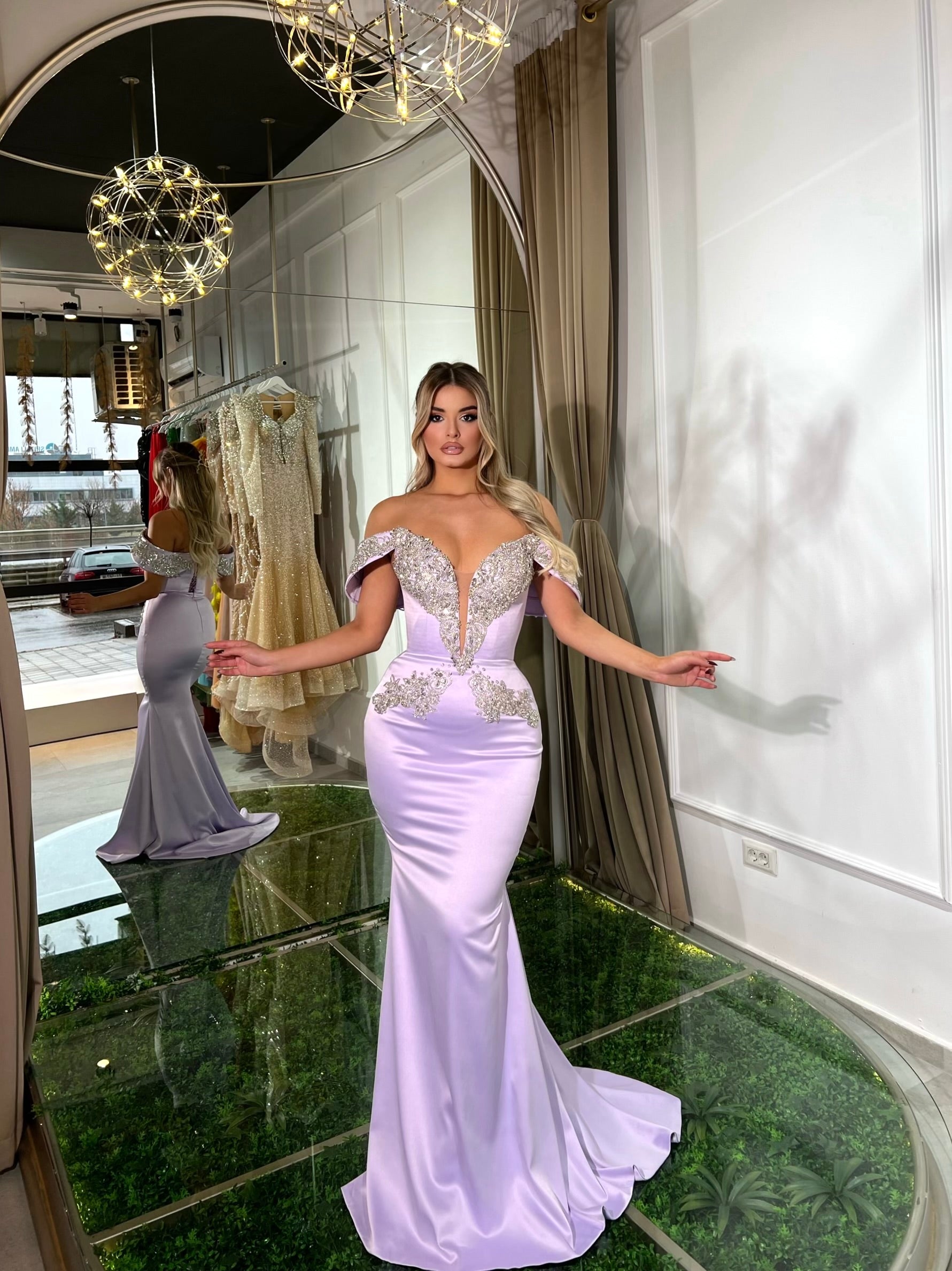 Elegant Purple Dress