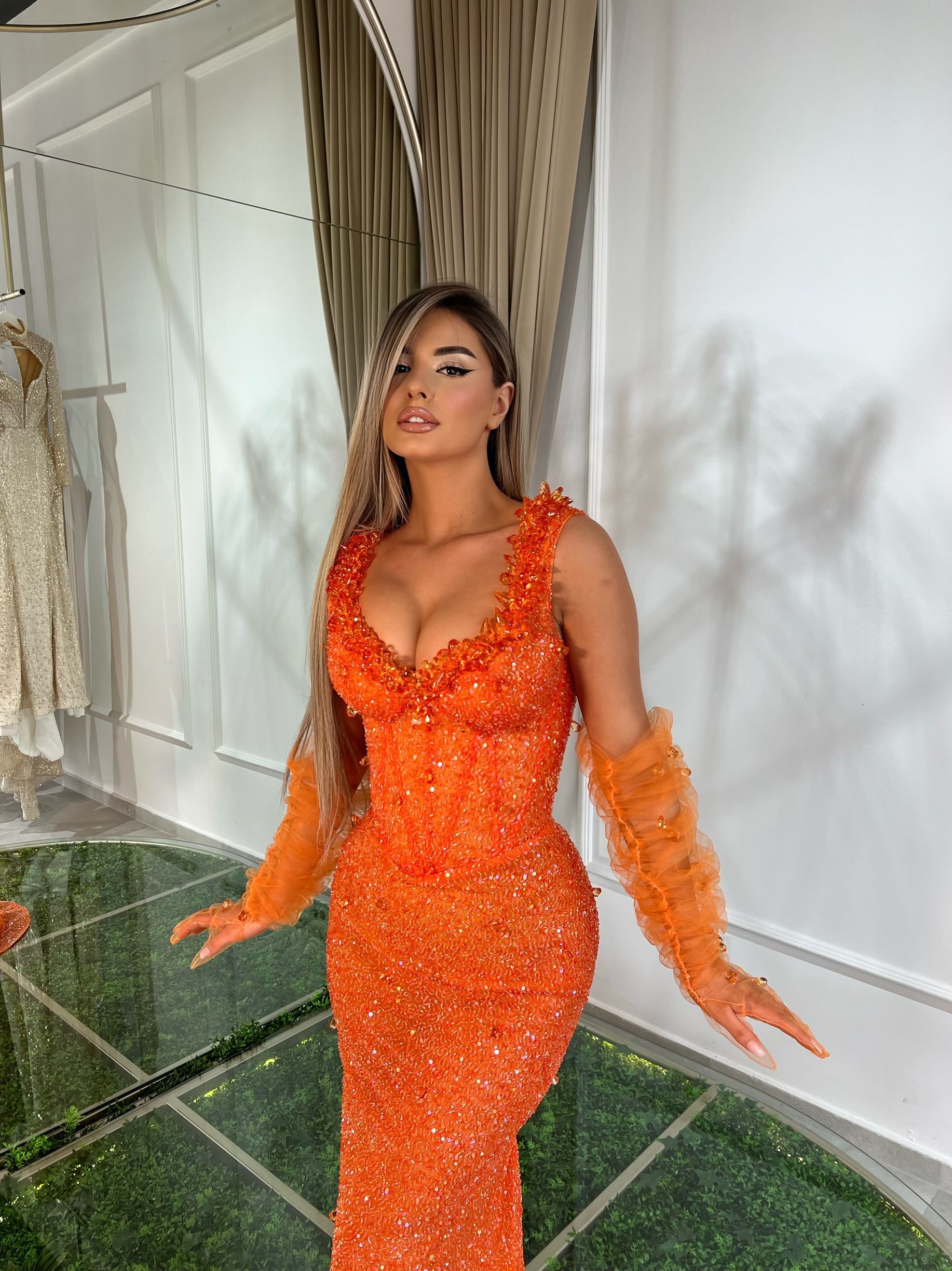 Orange Dress