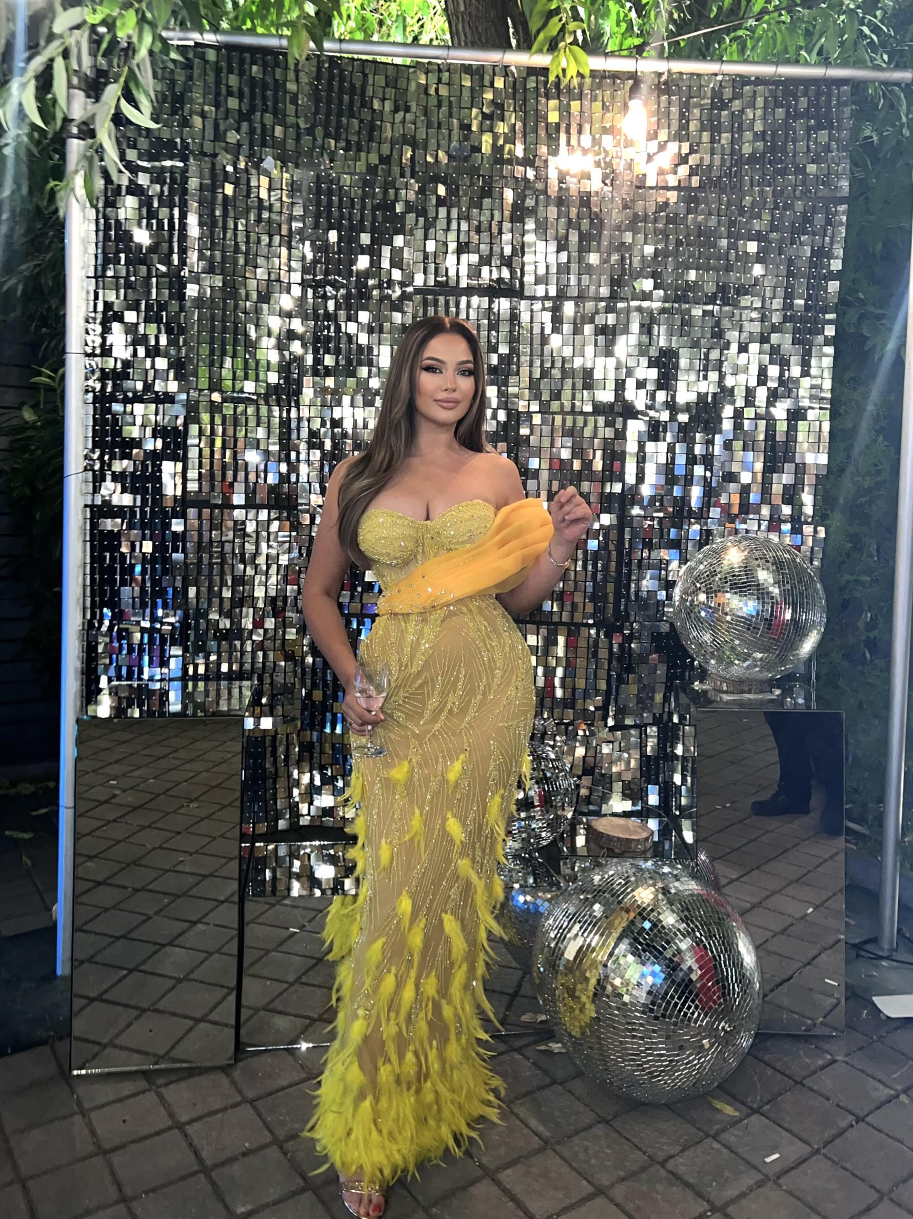 Sweet Yellow Dress