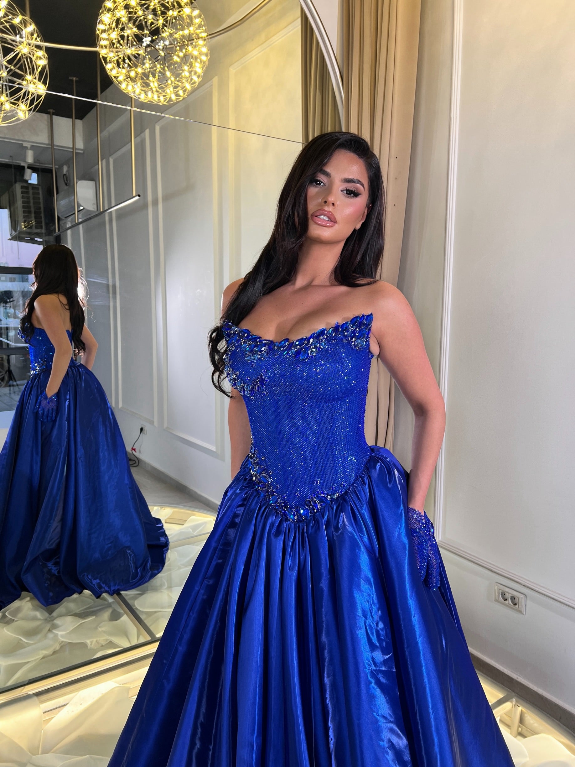 Aurelia Royal Blue Gown