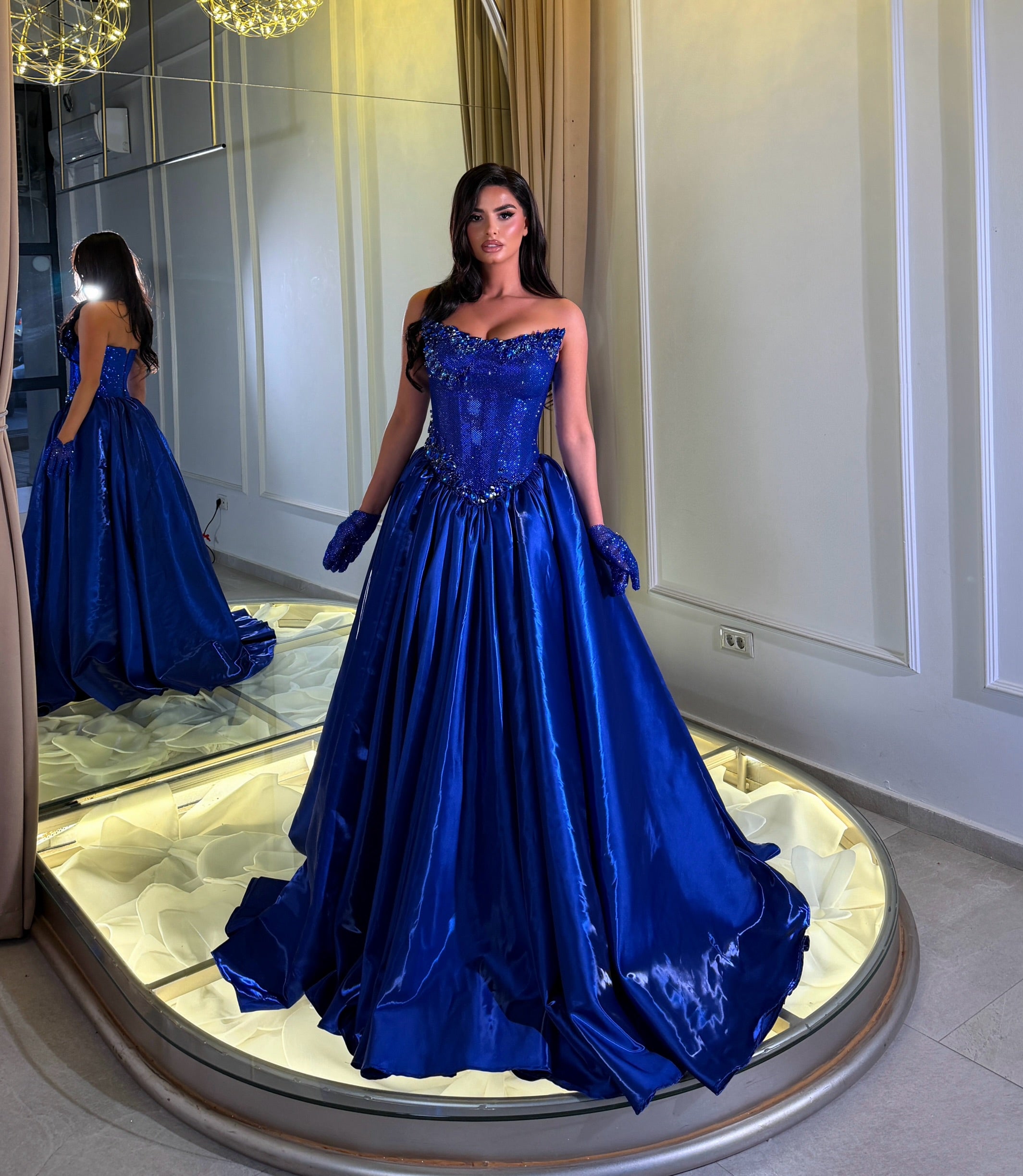 Aurelia Royal Blue Gown