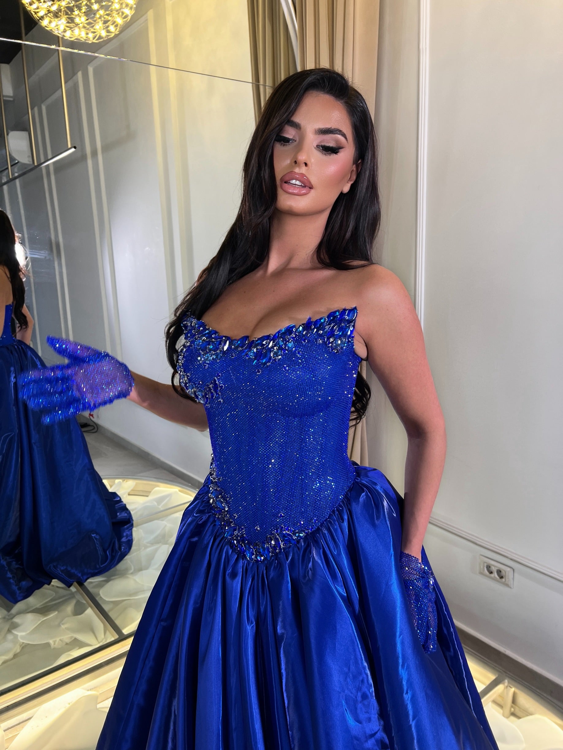 Aurelia Royal Blue Gown