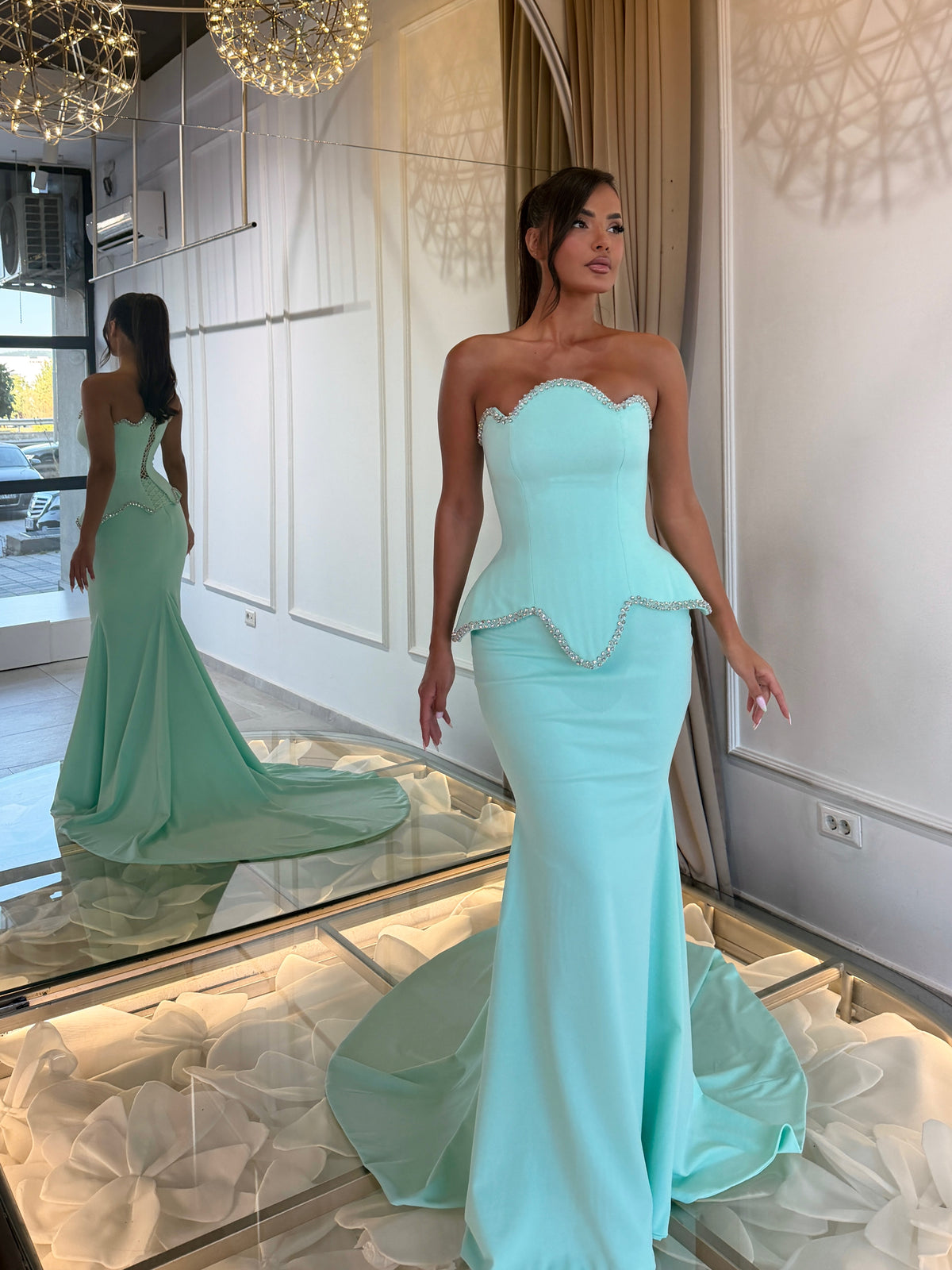 Turquoise Mermaid Dress