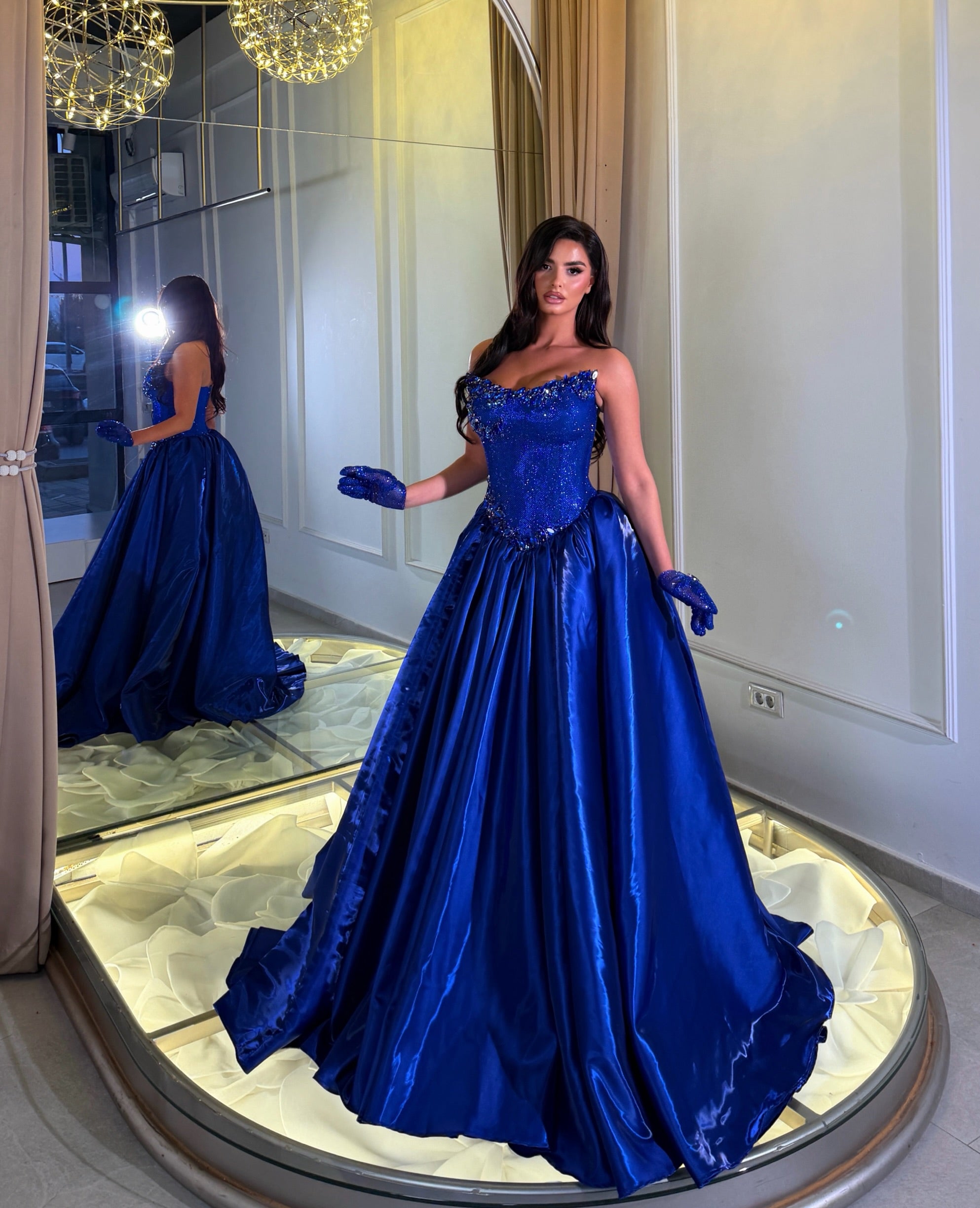 Aurelia Royal Blue Gown