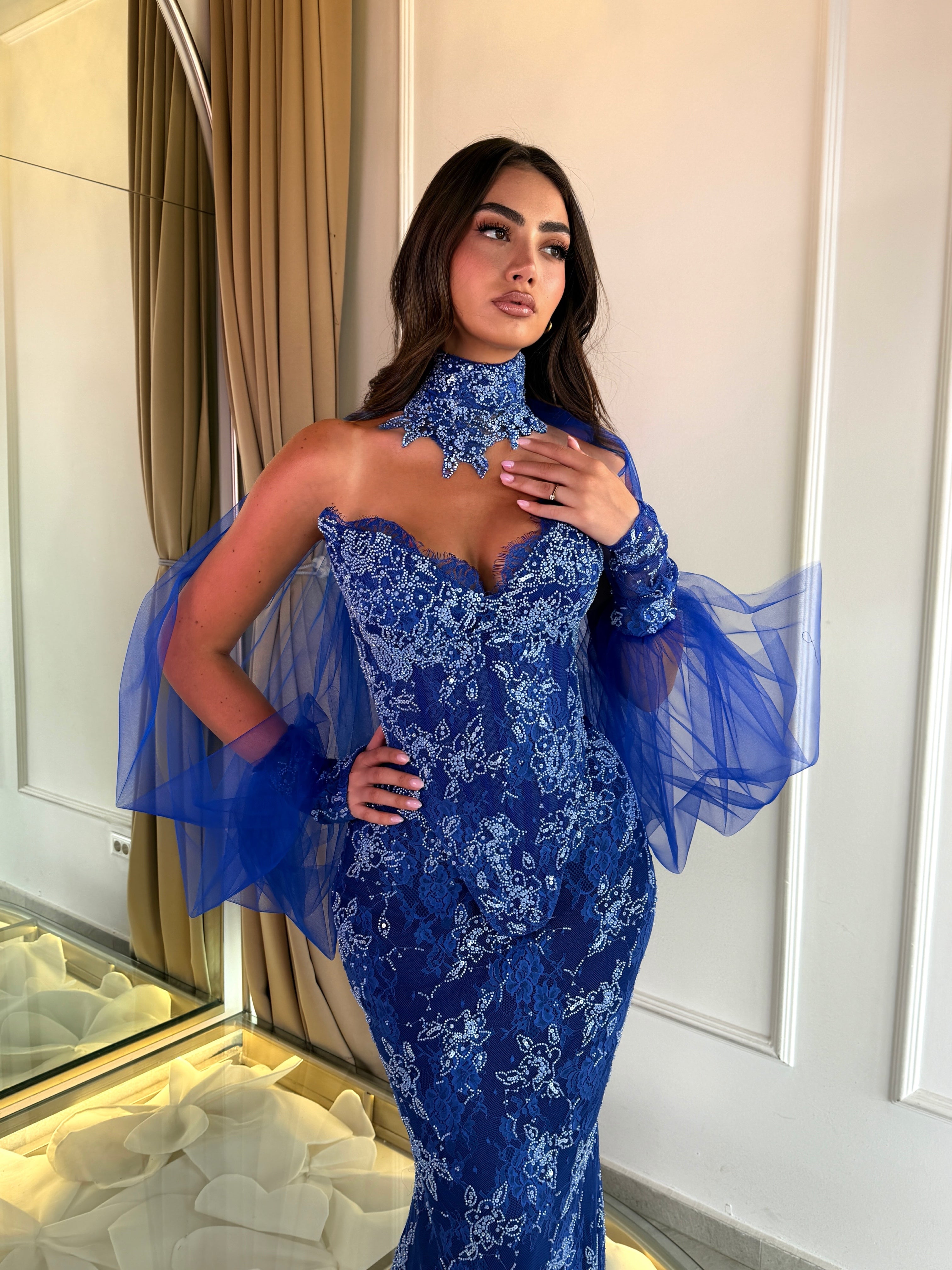 Blue Majesty Dress