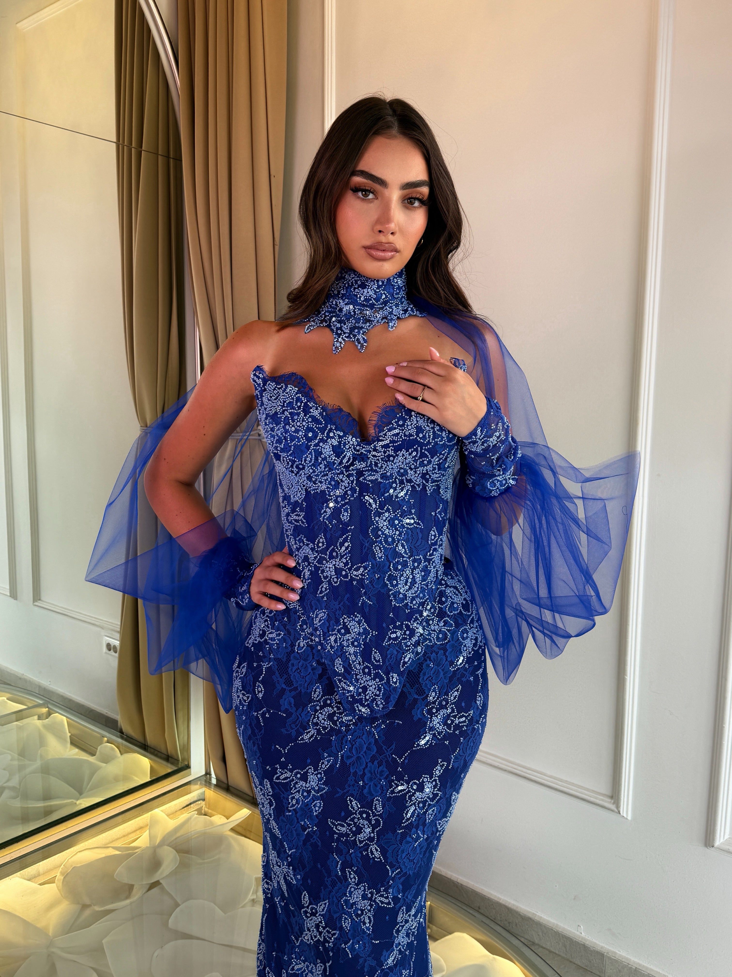 Blue Majesty Dress