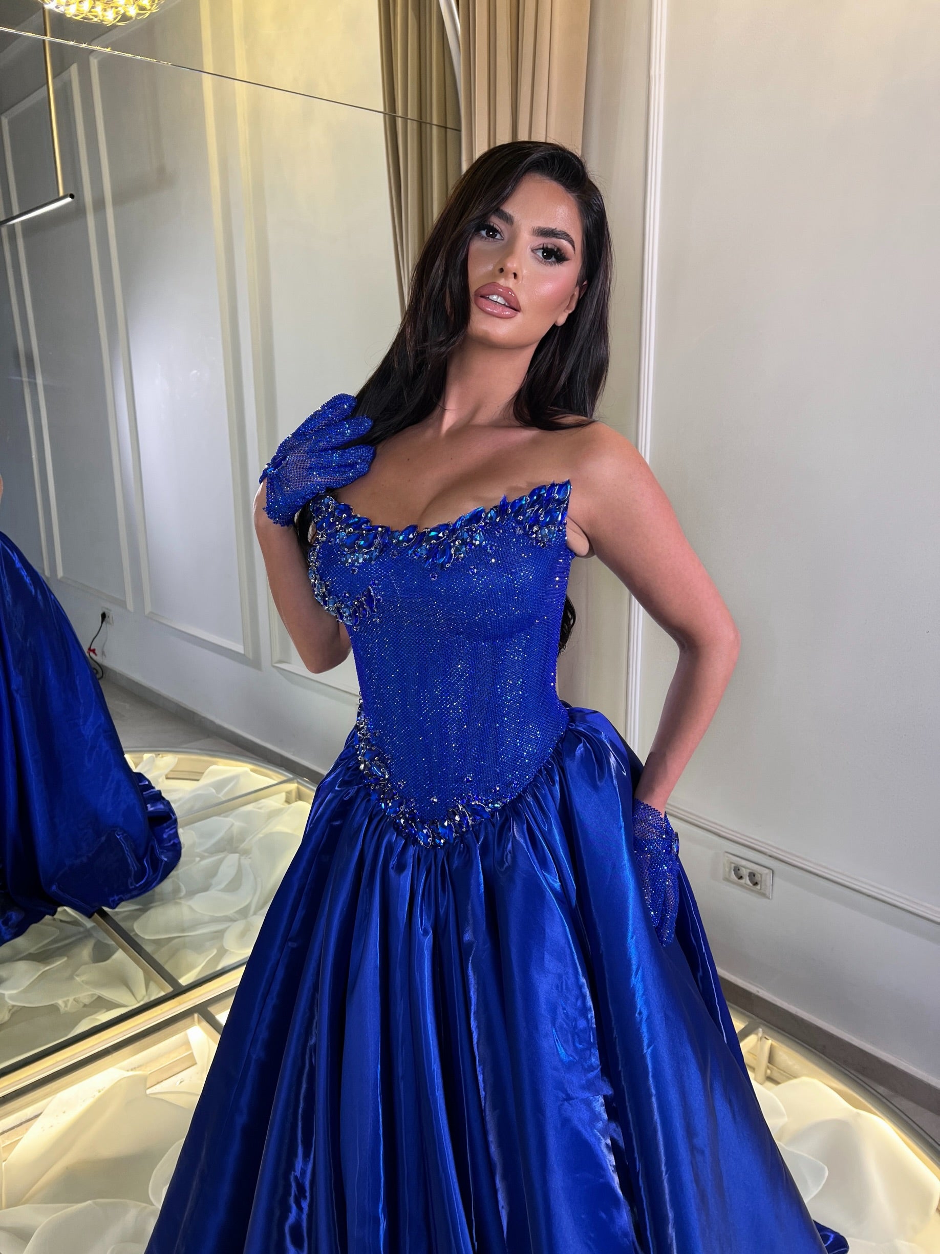 Aurelia Royal Blue Gown