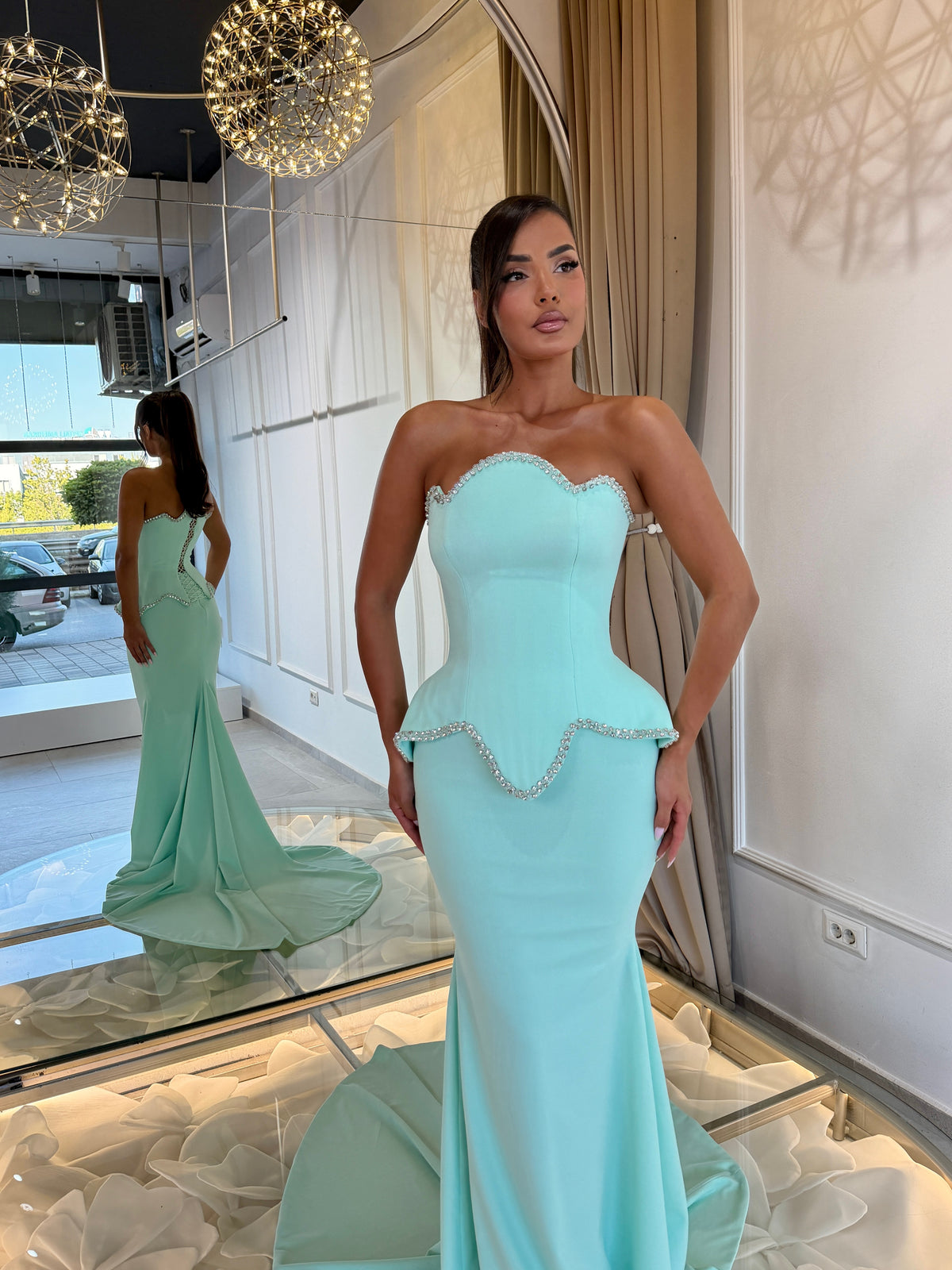 Turquoise Mermaid Dress