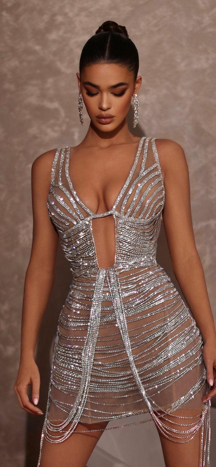 Silver Fringe Dress
