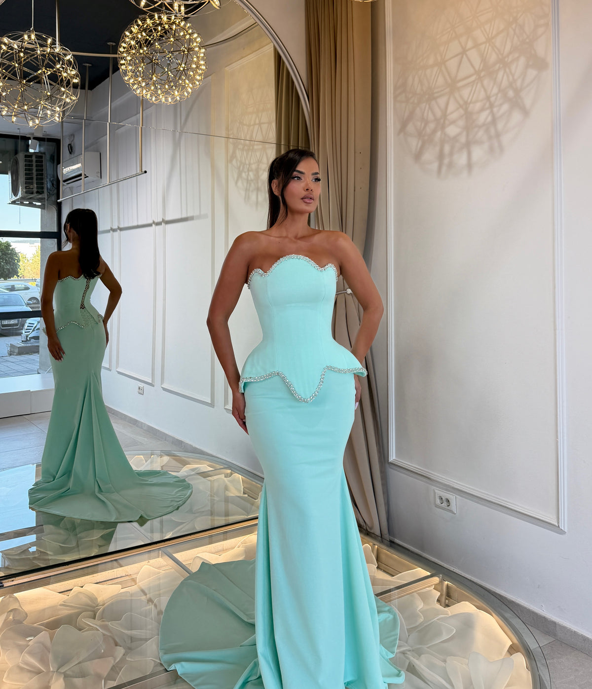 Turquoise Mermaid Dress