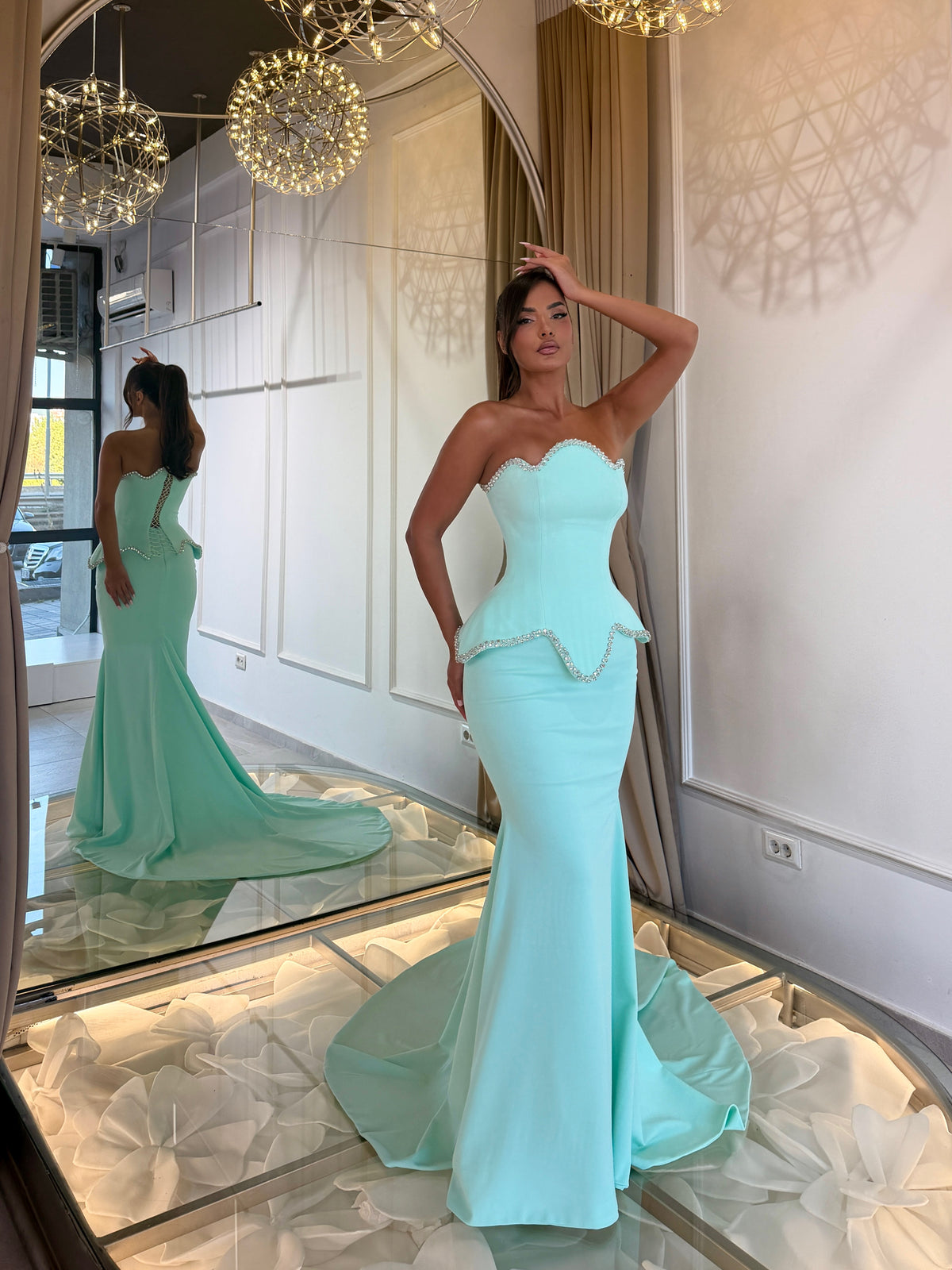Turquoise Mermaid Dress