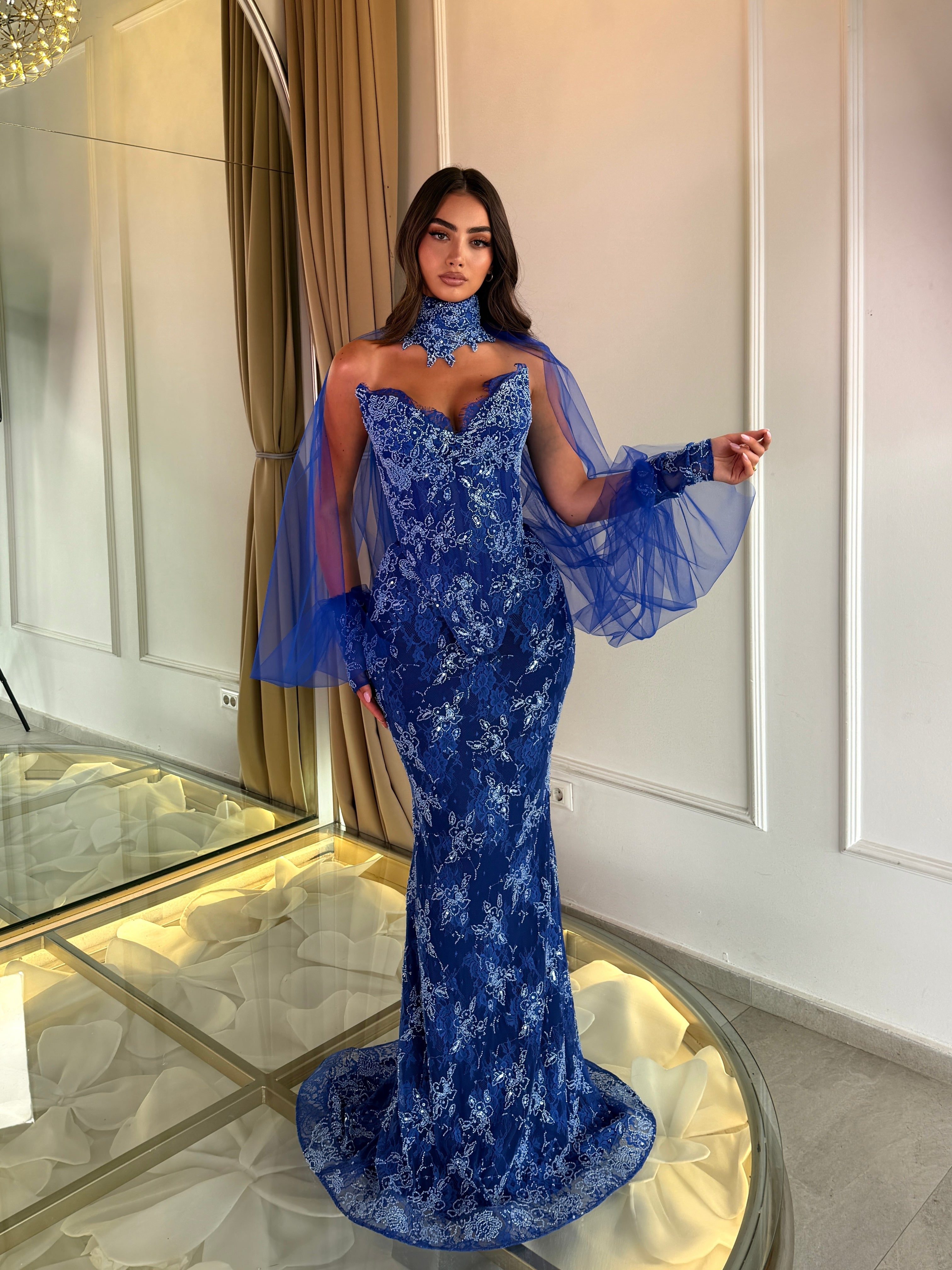 Blue Majesty Dress