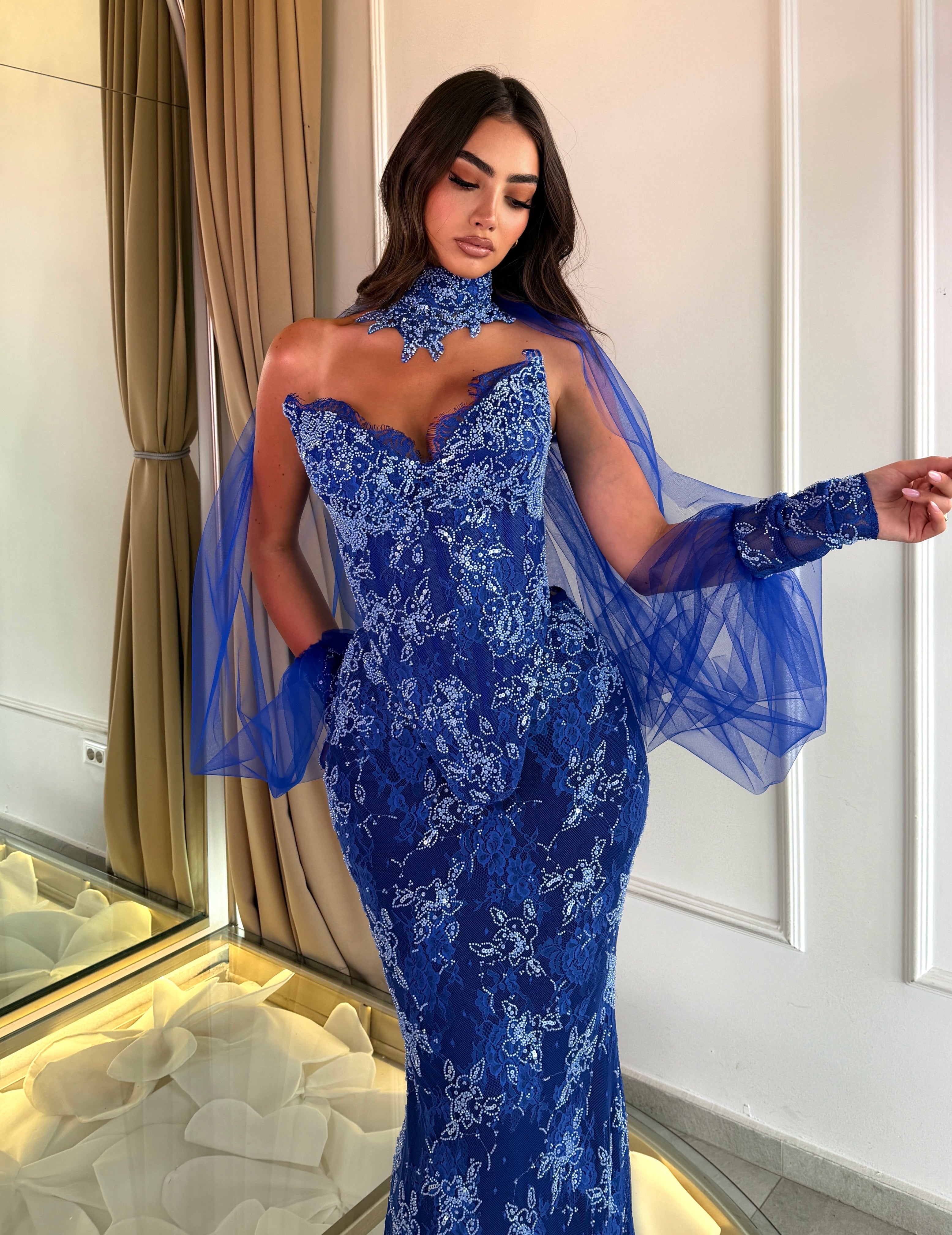 Blue Majesty Dress